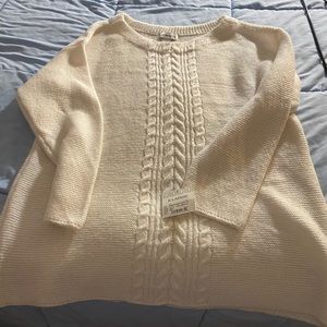 White Knit Liz Claiborne New With Tags